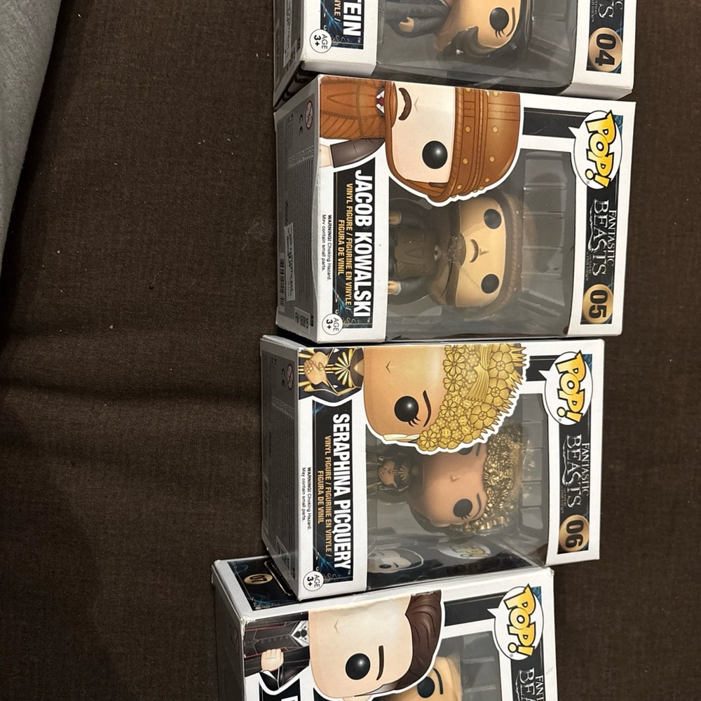 Funko Pop! Tina Goldstein and Jacob Kowalski Figures